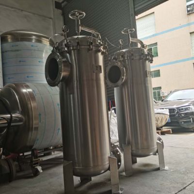 三明不銹鋼袋式過濾器制藥廠藥液雜質(zhì)懸浮物大流量過濾器