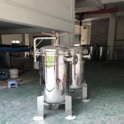 桂林柳州不銹鋼袋式過(guò)濾器食用膠白乳膠漆除雜質(zhì)